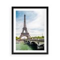 Plakat w ramie 50x70 - Ikona Romantyzmu - Eiffla, Francja - rama czarna