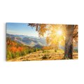 Obraz na płótnie 140x70 - Bliskość natury - góry, drzewo