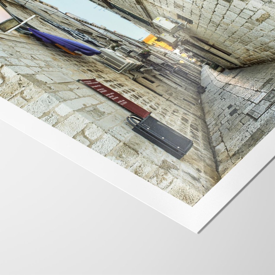 Plakat bez ramy 50x70 - Urok Włoskiej Uliczki - włoska, uliczka