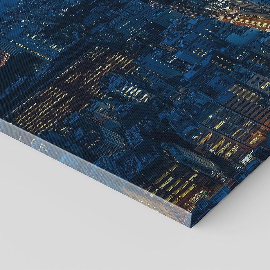 Obraz na płótnie 70x70 - Nocne impresje Paryża we Francji - Francja, Paryż