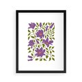 Plakat w ramie 40x50 - Rozmyte Granice - kwiaty, kompozycja - rama czarna