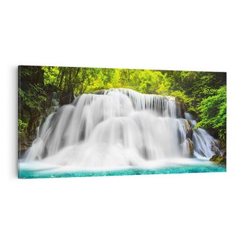 Obraz na płótnie 140x70 - Magiczne wodospady Tajlandii - Tajlandia, wodospad