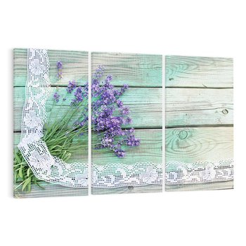 Obraz na płótnie 120x80 - Romantyczna lawenda - lawenda, kwiaty