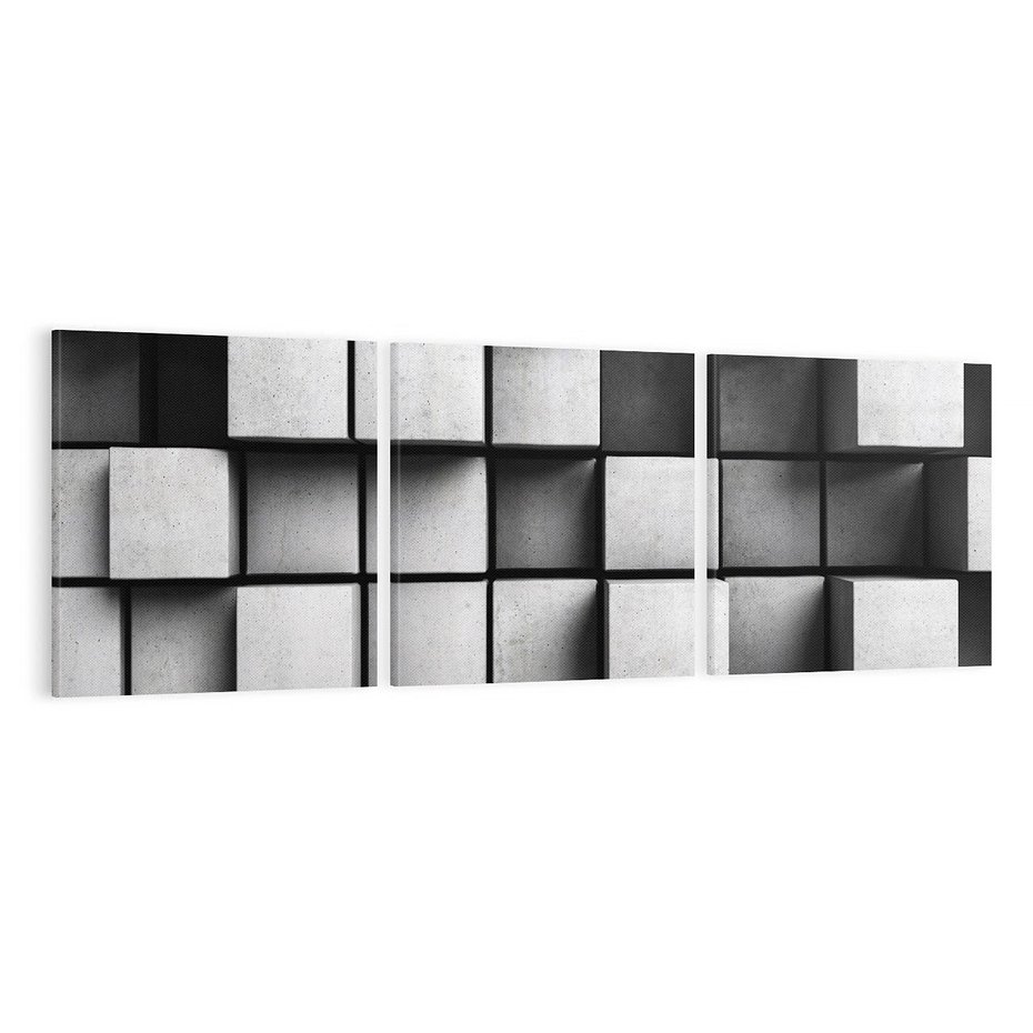 Obraz na płótnie 120x40 - Geometryczne Elegancje - nowoczesny, geometryczny