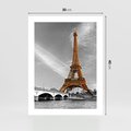 Plakat bez ramy 30x40 - Echa Wieży Eiffla - wieża, Eiffla