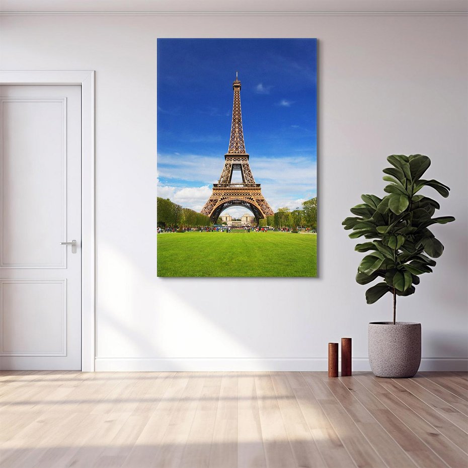 Obraz na płótnie 70x100 - Eiffla: symbole Paryża - Eiffla, Paryż