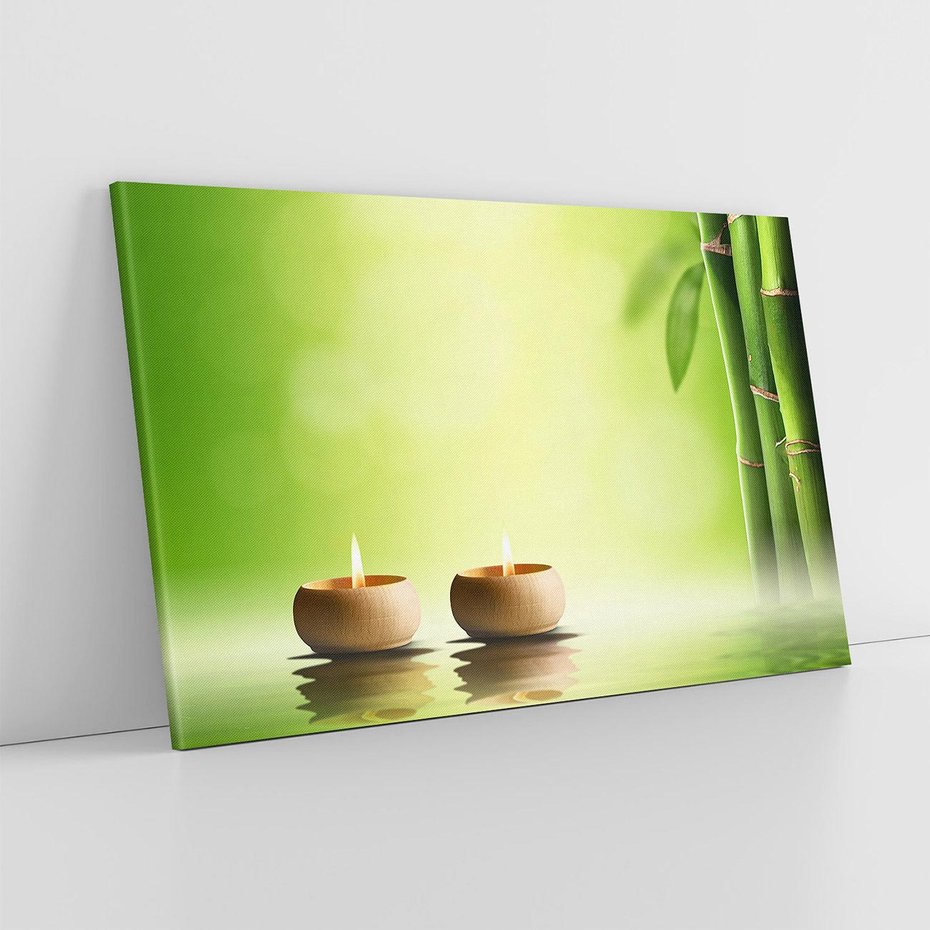 Obraz na płótnie 100x70 - Relaks i Ukojenie - SPA, bambus