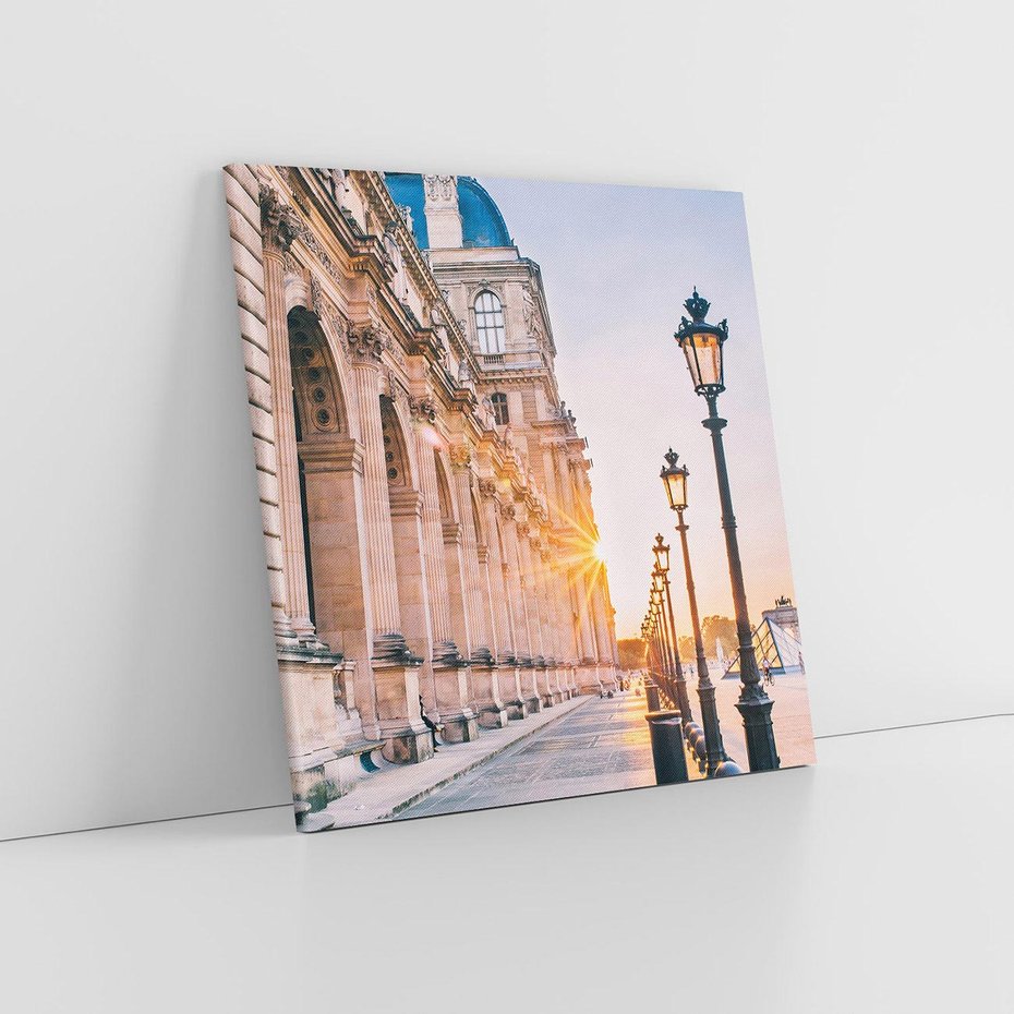 Obraz na płótnie 80x80 - Magiczne spacery - uliczka, perspektywa