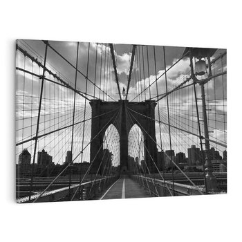 Obraz na płótnie 70x50 - Most Nowoczesności - most, nowoczesny