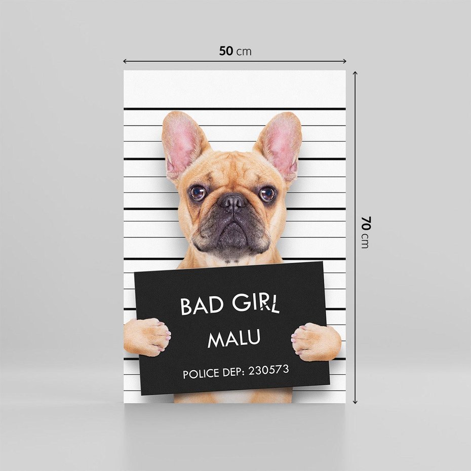 Obraz na płótnie 50x70 - przyjaciel na zawsze - pies, piesek