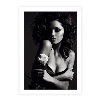 Plakat bez ramy 50x70 - Piękno kobiecego aktu uchwycone - kobieta, akt