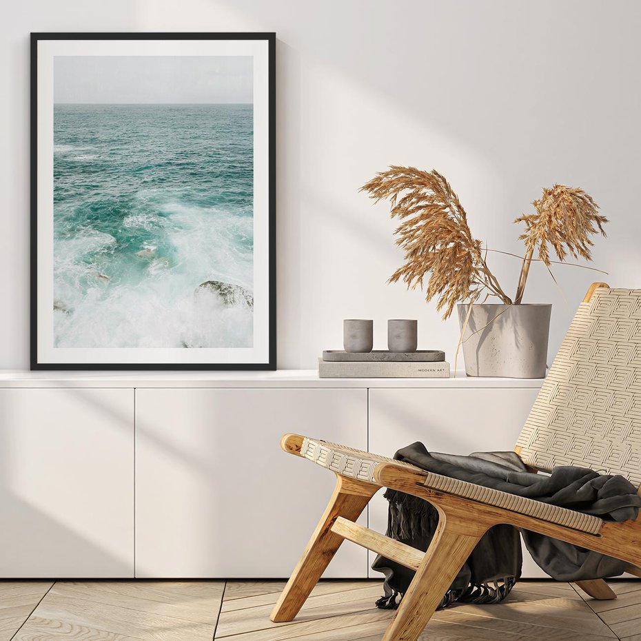 Plakat bez ramy 30x40 - Wzburzony Żywioł - morze, ocean