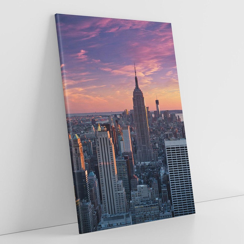 Obraz na płótnie 80x120 - Nowy Jork - Błyskawice Manhattanu - Nowy Jork, Manhattan