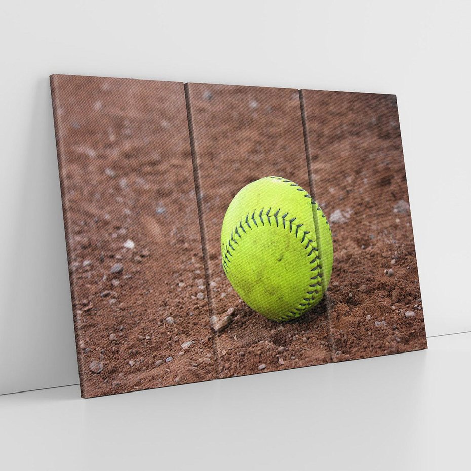 Obraz na płótnie 120x80 - Baseballowa Fuzja Sportu - baseball, piłka