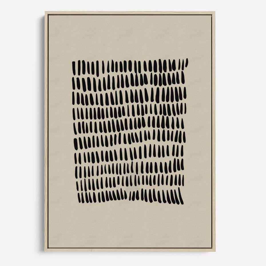 Obraz w ramie 70x100 - Echa Zapomnianych Wymiarów - nowoczesna sztuka, plakat - rama drewno