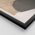 Zestaw obrazy w ramie 30x40 galeria - Kobiety, plakaty, boho - rama czarna