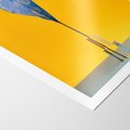 Plakat bez ramy 30x40 - Niebiańskie liście - liść, liście