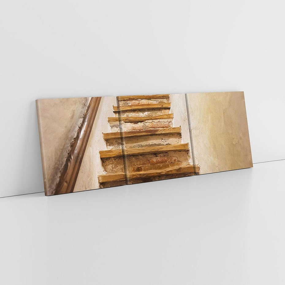 Obraz na płótnie 150x50 - Schody Wymiarów - schody, tunel