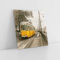 Obraz na płótnie 80x80 - Tramwaj w Lizbonie - Lizbona, tramwaj