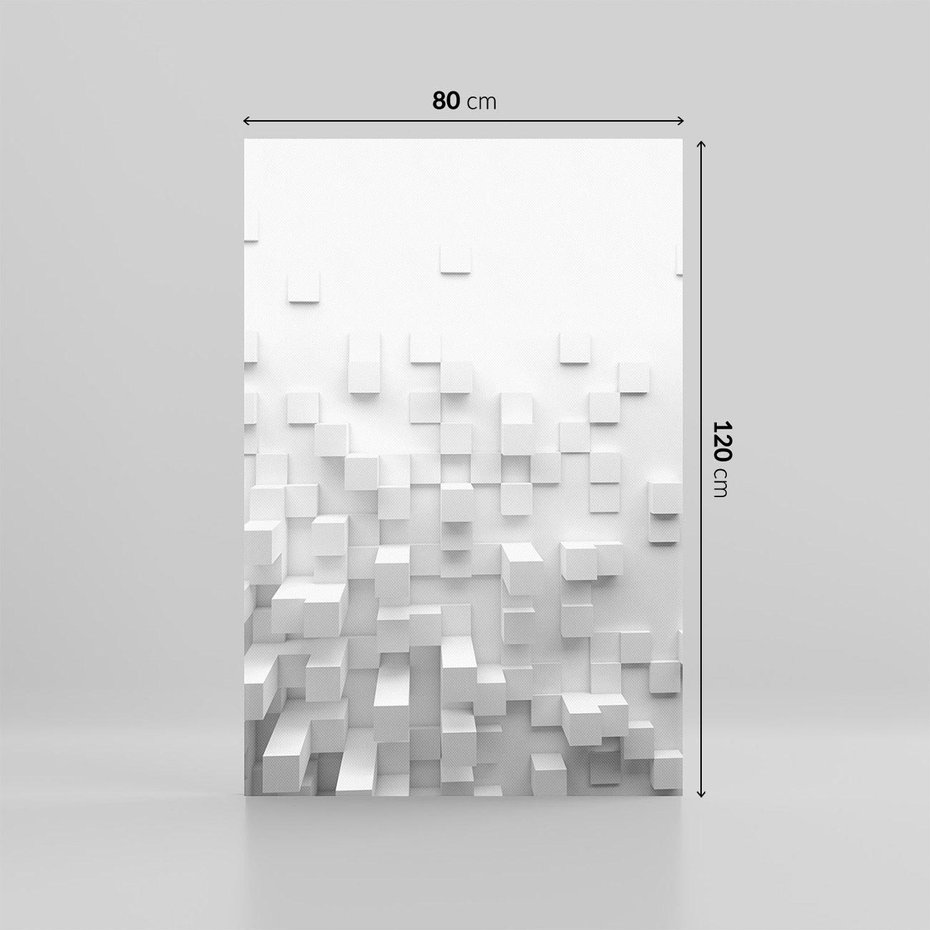 Obraz na płótnie 80x120 - Głębia abstrakcji - ściana, 3D