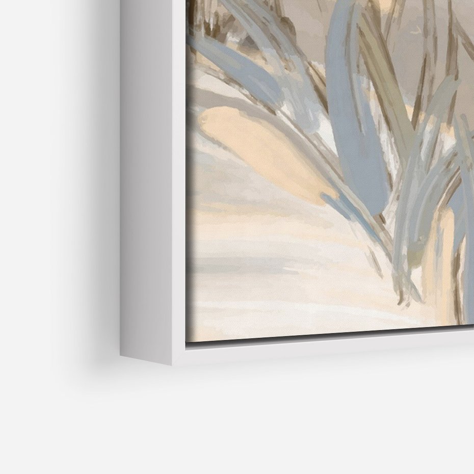 Obraz w ramie 80x120 - Światłości Taniec - akwarela, obraz - rama biała