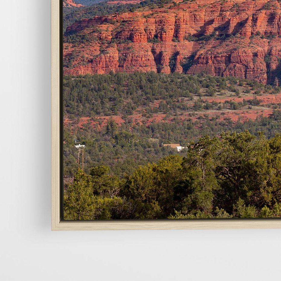 Obraz w ramie 50x50 - Majestatyczny Wielki Kanion - wielki kanion, perspektywa - rama drewno