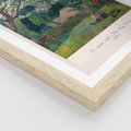Plakat w ramie 30x40 - Gauguin: Reprodukcja i Typografia - Gauguin, reprodukcja - rama drewno