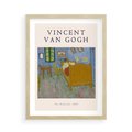 Plakat w ramie 50x70 - Reprodukcja van Gogha - vincent van gogh, reprodukcja - rama drewno