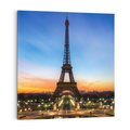 Obraz na płótnie 30x30 - Wieża Eiffla w Innej Odsłonie - wieża, Eiffla