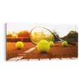 Obraz na płótnie 120x60 - Moc sportowej rywalizacji - tenis, kort