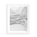 Plakat w ramie 50x70 - Żywa Natur - 3d, abstrakcja - rama biała