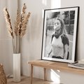 Plakat bez ramy 30x40 - Letnia Młodość - nowoczesna fotografia, czarno biała