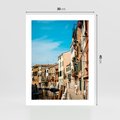 Plakat bez ramy 30x40 - Magia Miejskiego Krajobrazu - uliczka, perspektywa