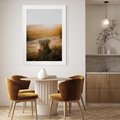 Plakat bez ramy 30x40 - Podróżniczy bukiet na łące - plecak, podróż