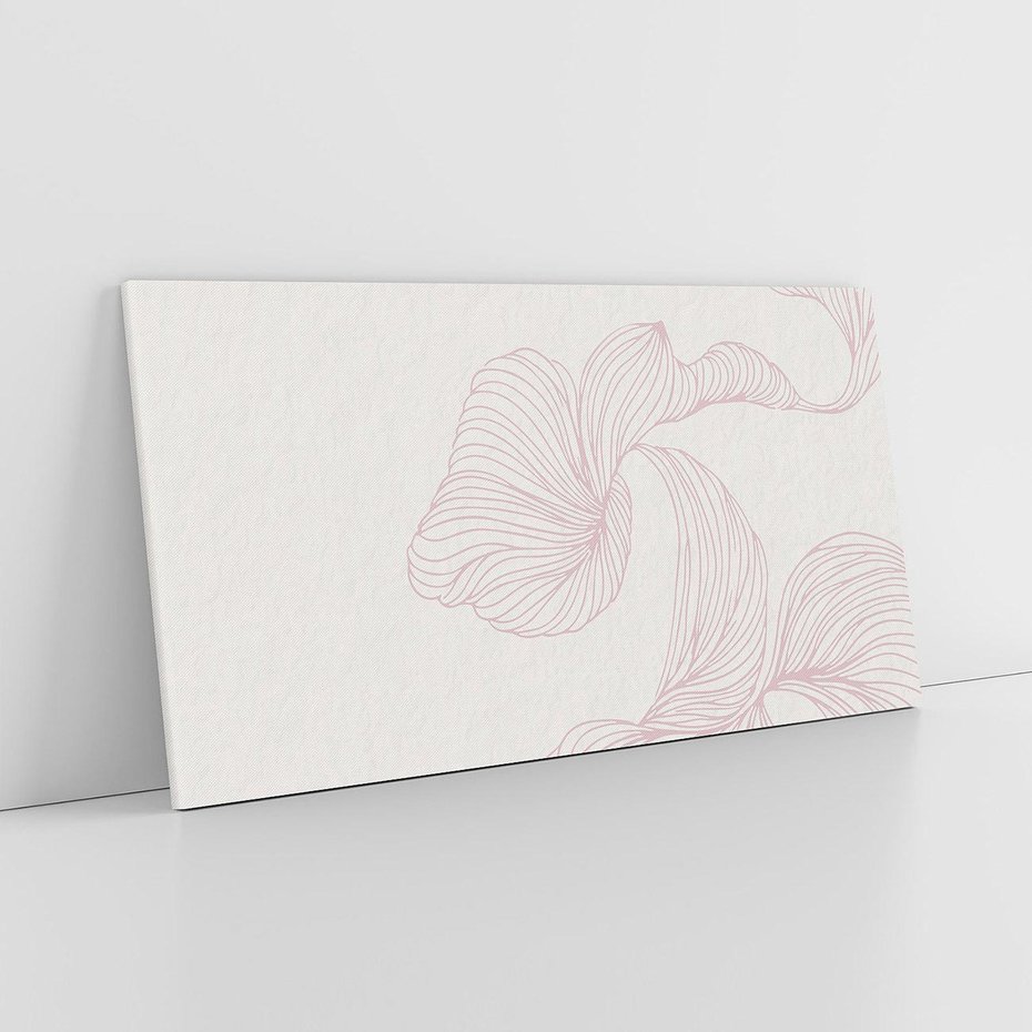 Obraz na płótnie 140x70 - Szept marzeń i tajemnic - abstrakcyjne, roślinne ornamenty