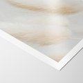 Plakat bez ramy 30x40 - Czysty Minimalizm - białe trawy, minimalizm