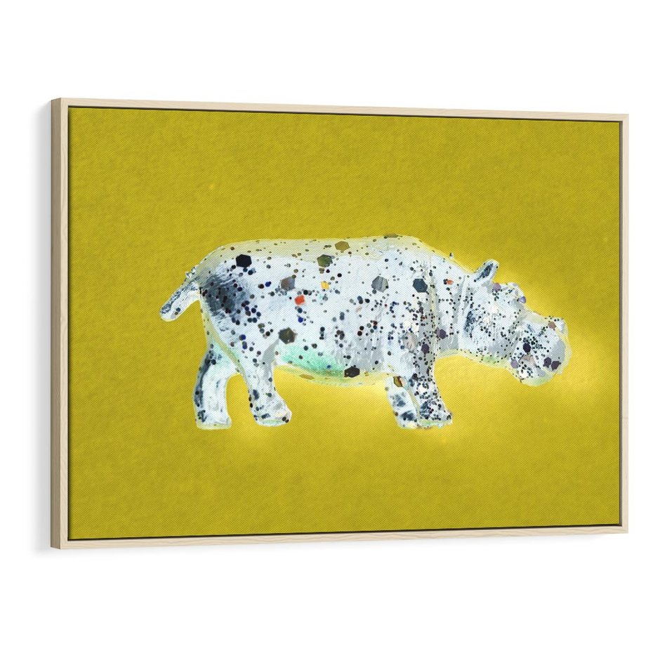 Obraz w ramie 100x70 - Odnalezione w oceanie snów - pozytywna, wesoła sztuka - rama drewno