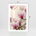 Plakat bez ramy 21x30 - Urok Magnolii - magnolie, kwiaty