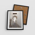 Plakat w ramie 40x50 - Perspektywiczna Magia Uliczki - uliczka, perspektywa - rama czarna