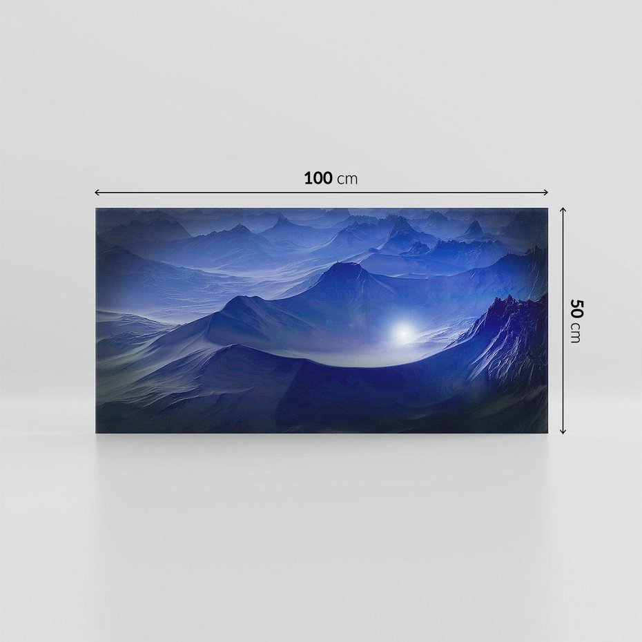 Obraz na płótnie 100x50 - Górska sceneria - krajobraz, góry