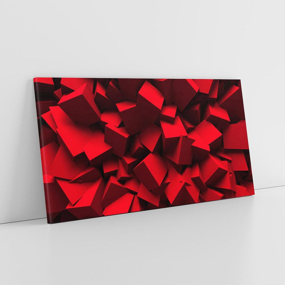 Obraz na płótnie 100x50 - Geometryczny 3D - abstrakcyjna kompozycja - geometryczny, 3D