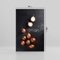Obraz na płótnie 70x100 - Aromatyczne Inspiracje - cebula, kuchnia