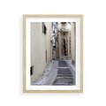 Plakat w ramie 30x40 - Uroki Włoskiej Uliczki - włoska, uliczka - rama drewno