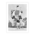 Plakat bez ramy 30x40 - Sport to Zdrowie - retro zdjęcie, czarno białe