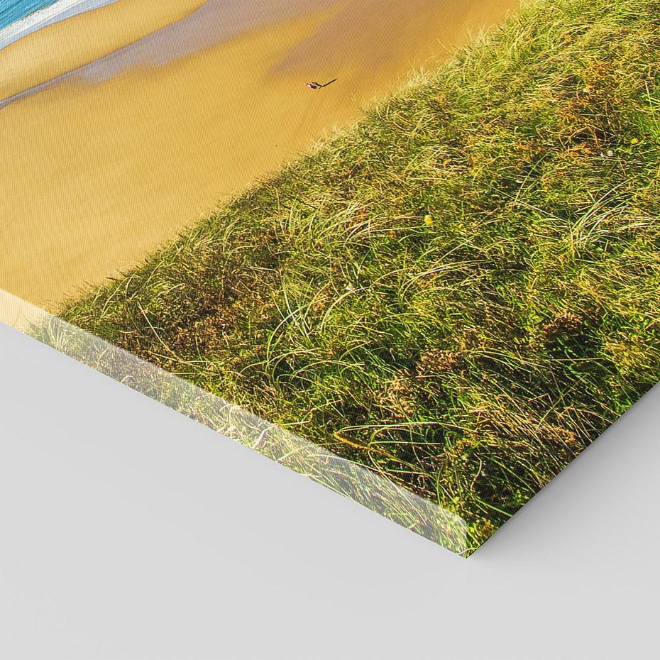 Obraz na płótnie 50x70 - Morze na Plaży - Błękitne Rajskie Zakątki - morze, plaża