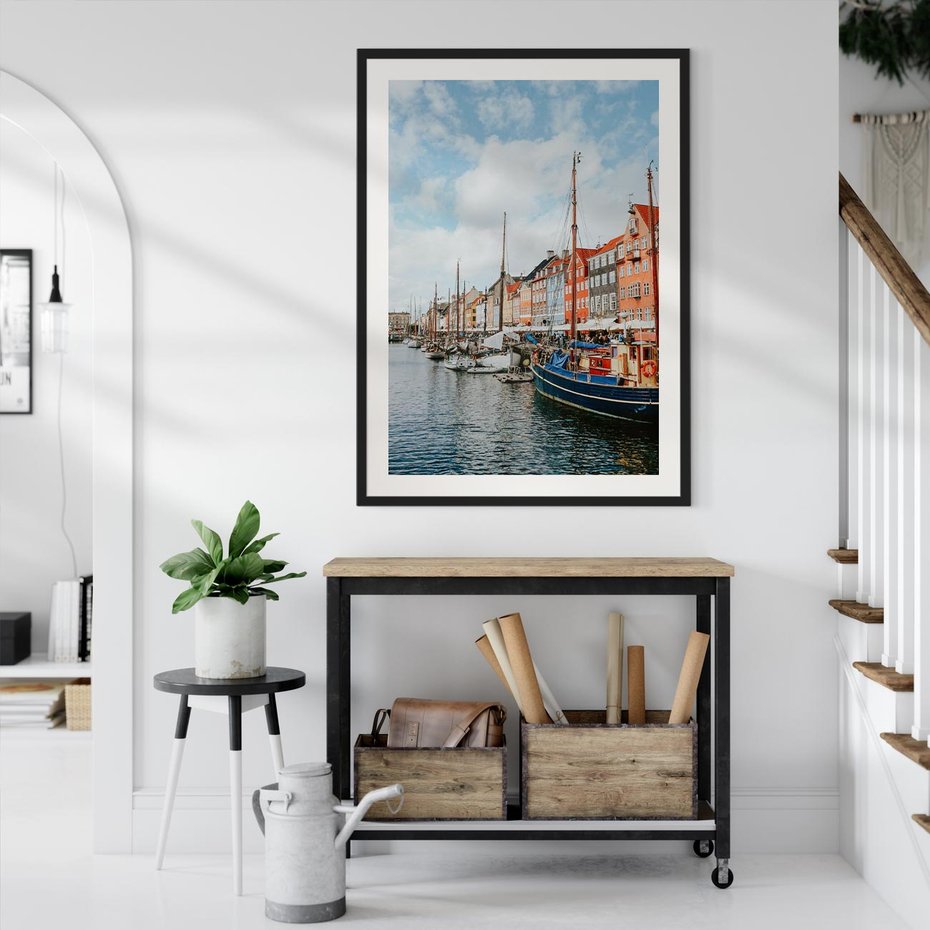 Plakat bez ramy 40x50 - Wibracje Miejskiego Klimatu - Dania, Kopehaga