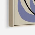 Obraz w ramie 50x70 - Bezgraniczne Przenikanie - minimalizm, boho plakat - rama drewno