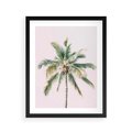 Plakat w ramie 40x50 - Błogość Tropików - palma, tropiki - rama czarna