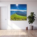 Obraz na płótnie 80x80 - Górska majestatyczność - tatry, góry