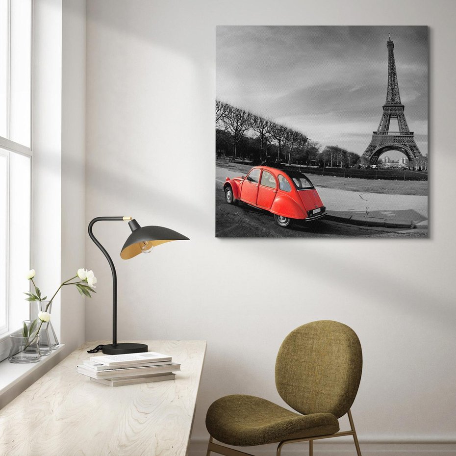 Obraz na płótnie 40x40 - Paryż Wieża Eiffla - Paryż, Wieża